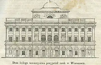 Pałac w 1837