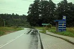 Droga wojewódzka nr 121 koło Pniewa