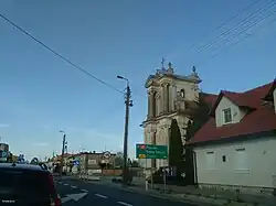 Droga krajowa nr 32 – przejazd przez Rakoniewice.