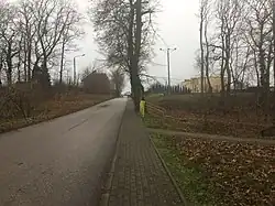 Ulica Dworcowa, jednocześnie droga wojewódzka nr 220