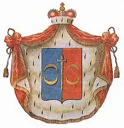 Herb książąt Druckich-Sokolinskich (1798)