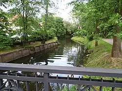 Rzeka Drwęca w Ostródzie