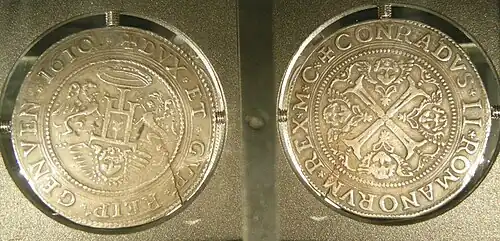 Dwa srebrne skudy, 1610