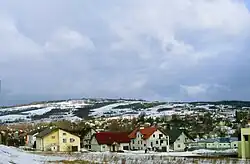 Dukla, widok na wzgórze Franków 534