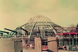 Dworzec w trakcie modernizacji w 2019 roku