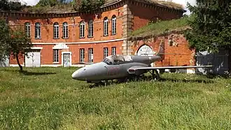 Zabytkowa działobitnia Dehna w kompleksie twierdzy Modlin