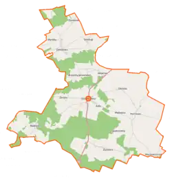 Plan gminy Dziadkowice