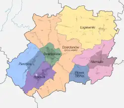 Plan powiatu dzierżoniowskiego