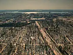 Cmentarz z lotu ptaka