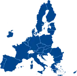 Mapa Unii Europejskiej