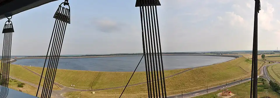 Zbiornik Czymanowo – widok z Kaszubskiego Oka