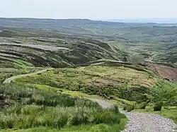 Ścieżka w kierunku East Bolton Moor