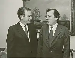 Bronfman i prezydent George H.W. Bush