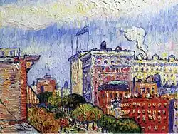 Pejzaż miejski (lub Broadway jesienią), 1909–1914, kolekcja prywatna