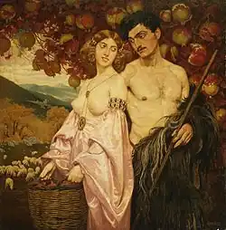 Autoportret z Sycylijką (Granaty), 1913