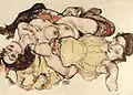 Egon Schiele, „Dwie kobiety”