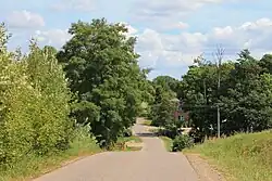 Droga w kierunku wsi Krejwiany