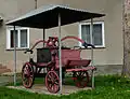 Zabytkowa konna sikawka strażacka