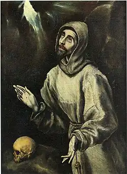 Święty Franciszek w ekstazie, El Greco