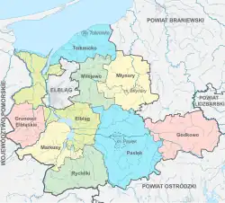 Plan powiatu elbląskiego