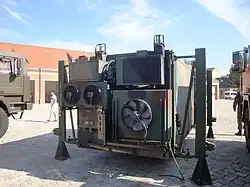 Jeden z kontenerów systemu rozpoznawczo-zakłócającego KAKTUS