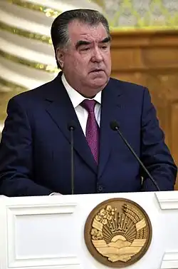 Obecny PrezydentRepubliki Tadżykistanu