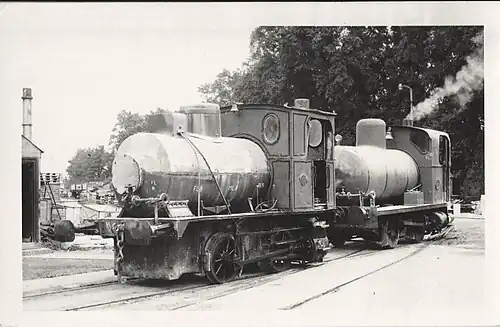 Parowozy O&K & Barclay 0-4-0F w angielskim Empire Paper Mills (Greenhithe)