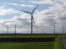 Farma wiatrowa w Janville