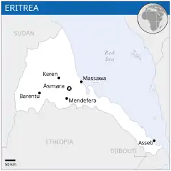 Mapa opisywanego kraju