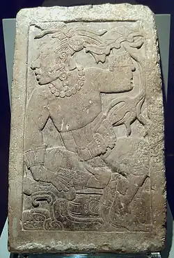Stela Madrycka, kultura Majów, Palenque, Meksyk, 600-800 n.e.