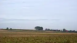 Widok cmentarza z południowego zachodu