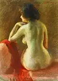 Akt (rysunek, pastel), 1910, kolekcja prywatna
