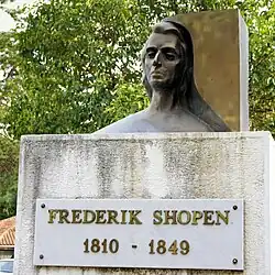 Pomnik Fryderyka Chopina w Tiranie