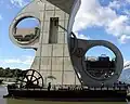 kolejne fazy obrotu Falkirk Wheel