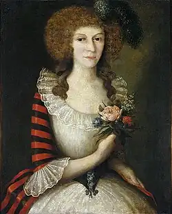 Portret Wiktorii Madalińskiej, 1792, Muzeum Narodowe w Warszawie
