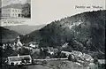 Feistritz am Wechsel z zamkiem ok. 1910