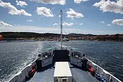 Prom pływający między wyspą a Palau