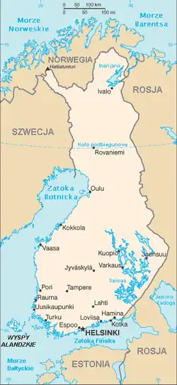 Mapa opisywanego kraju