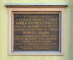 ul. Bocheńska 2Tablica pamiątkowa.
