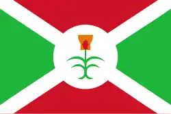 Flaga Burundi 1962–1966