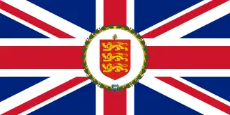 Flaga gubernatora Guersney