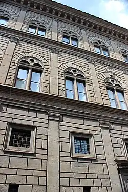 Palazzo Rucellai we Florencji, 1446–1457, proj. Leone Battista Alberti