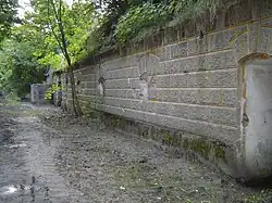 Schron główny z zewnątrz