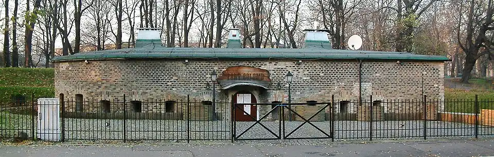 Blokhauz z przeciwskarpy Bastionu Colomb lewobrzeżnego rdzenia Twierdzy Poznań