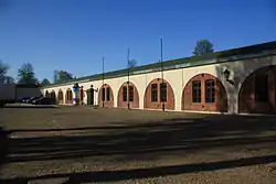 Plac broni za koszarami szyjowymi fortu Krzesławice