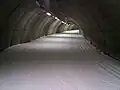 Tunel narciarski, otwarty w 2006.