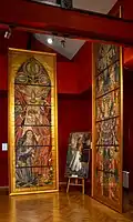 Projekt witraża w Muzeum Miasta Turku im. Józefa Mehoffera do kościoła Najświętszego Serca Pana Jezusa w Turku