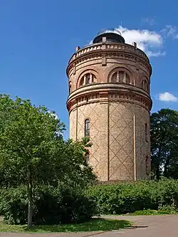 wieża wodna z XIX wieku