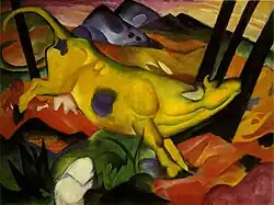 Franz Marc:Żółta krowa, 1911