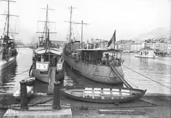 Francuskie niszczyciele Chasseur i Dague w Tulonie w 1912 roku